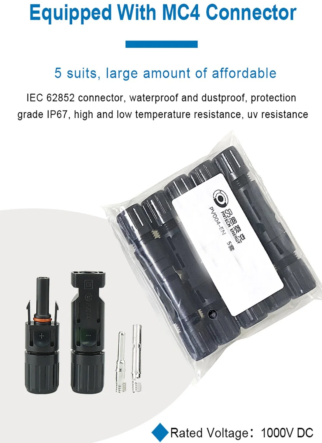 ISO Certification Solar System Toolkits PV Cable C4K-E Assembly Tools for Solar Cable