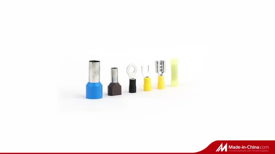 Insulated Wire Connector Terminal Tin Plated Fork Ring European Standard Copper Brass Lugs