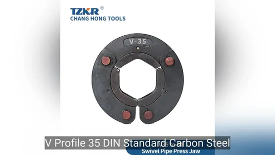 V Profile 15 to 54 8 Pieces Kit Actuating Adapter Ring Collar DIN Standard Pipe Press Jaw Crimping Tool 