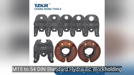 M15 to 54 DIN Standard Hydraulic Workholding Clamping Plumbing Tubing Crimping Tool Stainless Steel Pipe 8
