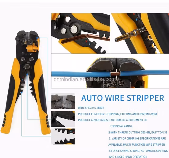 PV Solar System Tools Kit Stripper Cutter Crimping Tool Used to Solar Cable