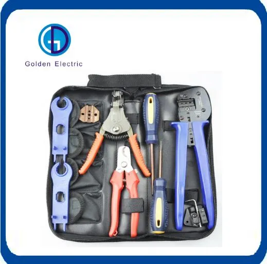 High Quality PV Solar Panel Crimping Tool Kit Assembly Tools for Solar Cable 