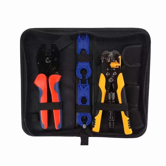 High Quality Cable Installation PV Tool Kit Solar Cable Stripper Hand Tools Solar System Tools
