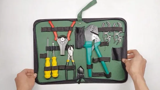 Solar Crimping Tool Kit Wire Crimper Wire Cutter Wire Stripper for Crimping Solar Connectors 