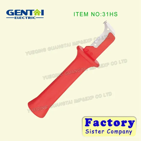 31HS Cable Peeling Knife with Transparent Protective Cap 