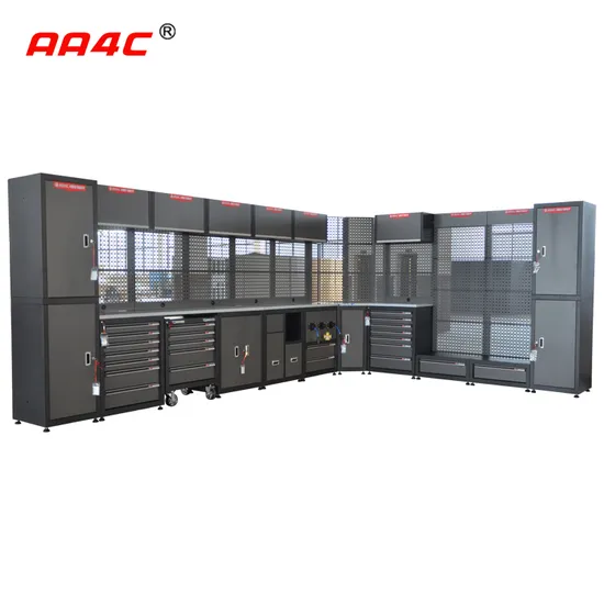 AA4c Auto Repair Tool Cabinet Worktable Work Bench Tools Trolley Vehicle Tools Storage Q Type 